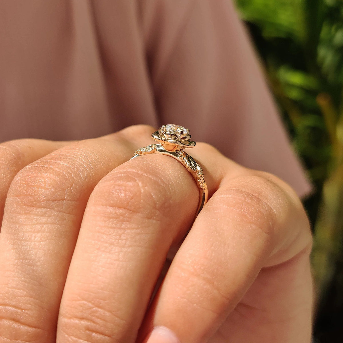 Solitaire Cathedral- 1.8 CT Cushion Lab Grown Diamond Wedding Band
