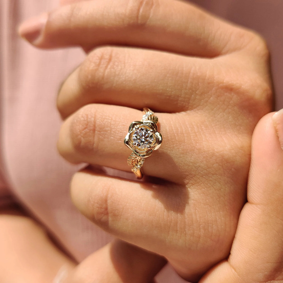 Solitaire Cathedral- 1.8 CT Cushion Lab Grown Diamond Wedding Band