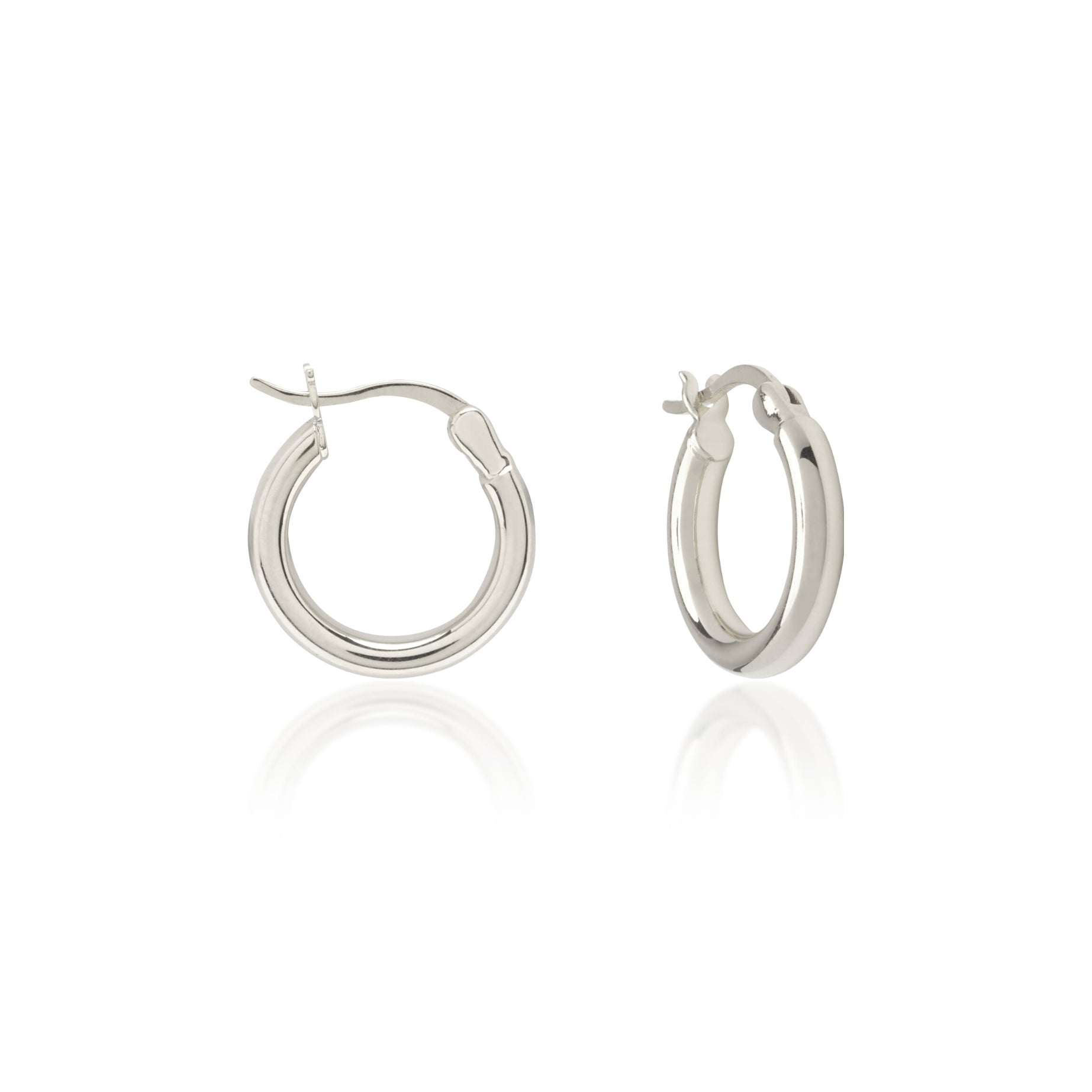 Timeless Silver Hoop Earrings