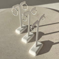 Load image into Gallery viewer, Elegant Silver Hoop Earrings
