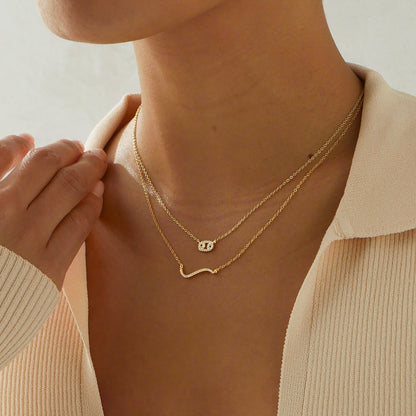 0.30 TCW Round Lab-Grown Diamond Zodiac Cancer Pendant Necklace 10