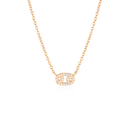 0.30 TCW Round Lab-Grown Diamond Zodiac Cancer Pendant Necklace 9