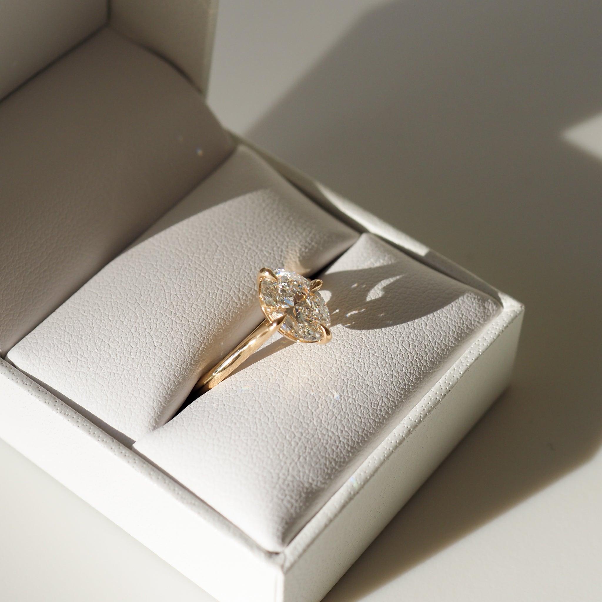 1.50 CT Oval Lab-Grown Diamond Rose Gold Solitaire Engagement Ring