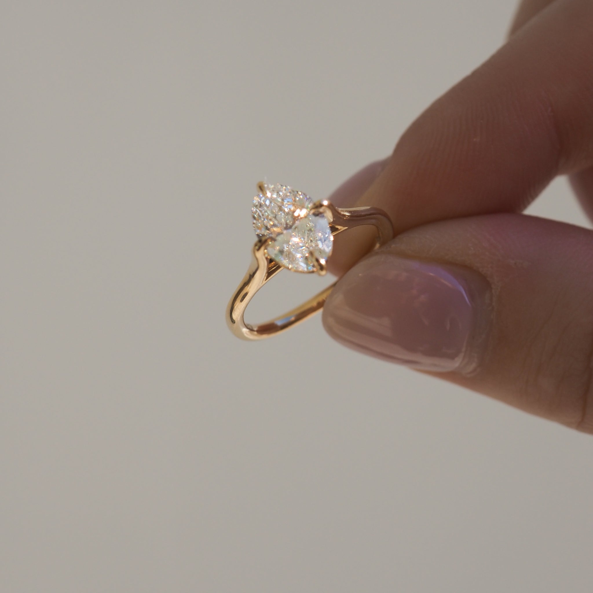 1.50 CT Oval Lab-Grown Diamond Rose Gold Solitaire Engagement Ring