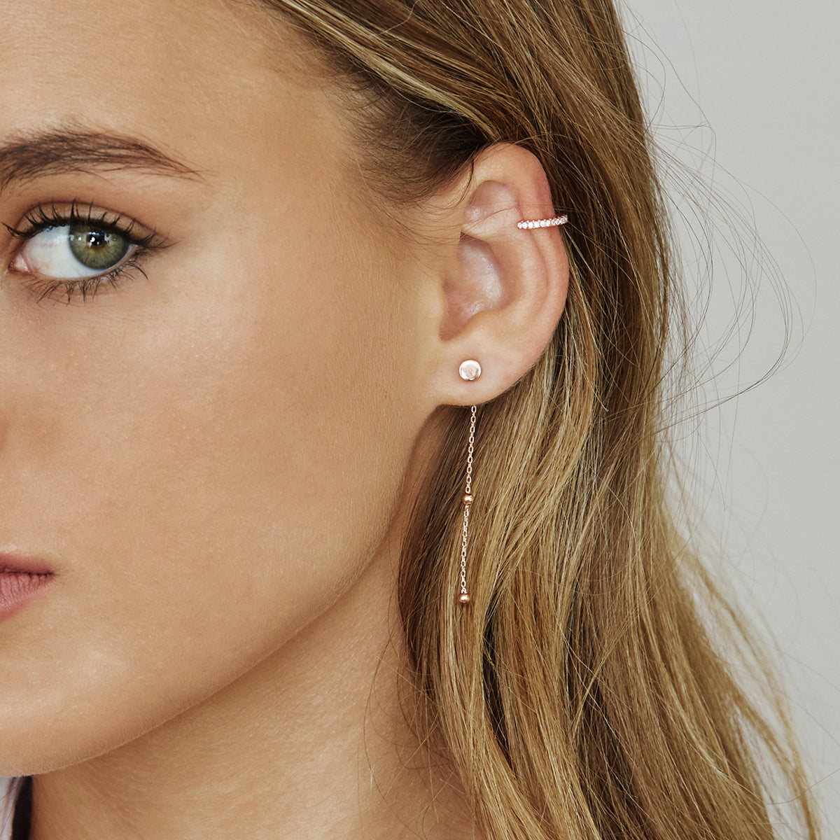 Chain Design Drop Earrings 8