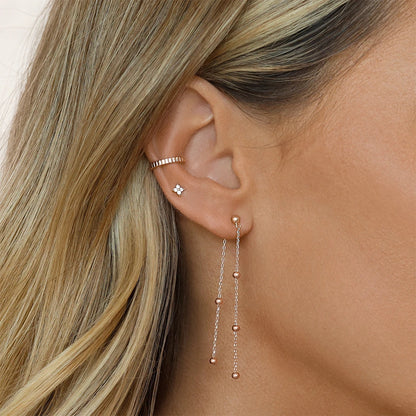 Chain Design Drop Earrings 9