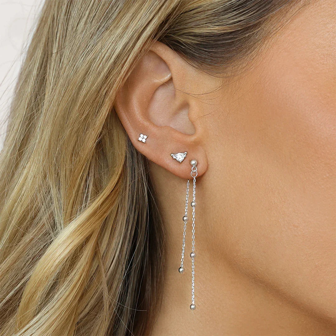 Chain Design Drop Earrings 6