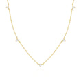 Load image into Gallery viewer, 0.3 TCW Round Lab-Grown Diamond Gold Necklace
