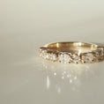 Load image into Gallery viewer, 0.50 TCW Oval & Round Lab Grown Diamond Half Eternity Wedding Band
