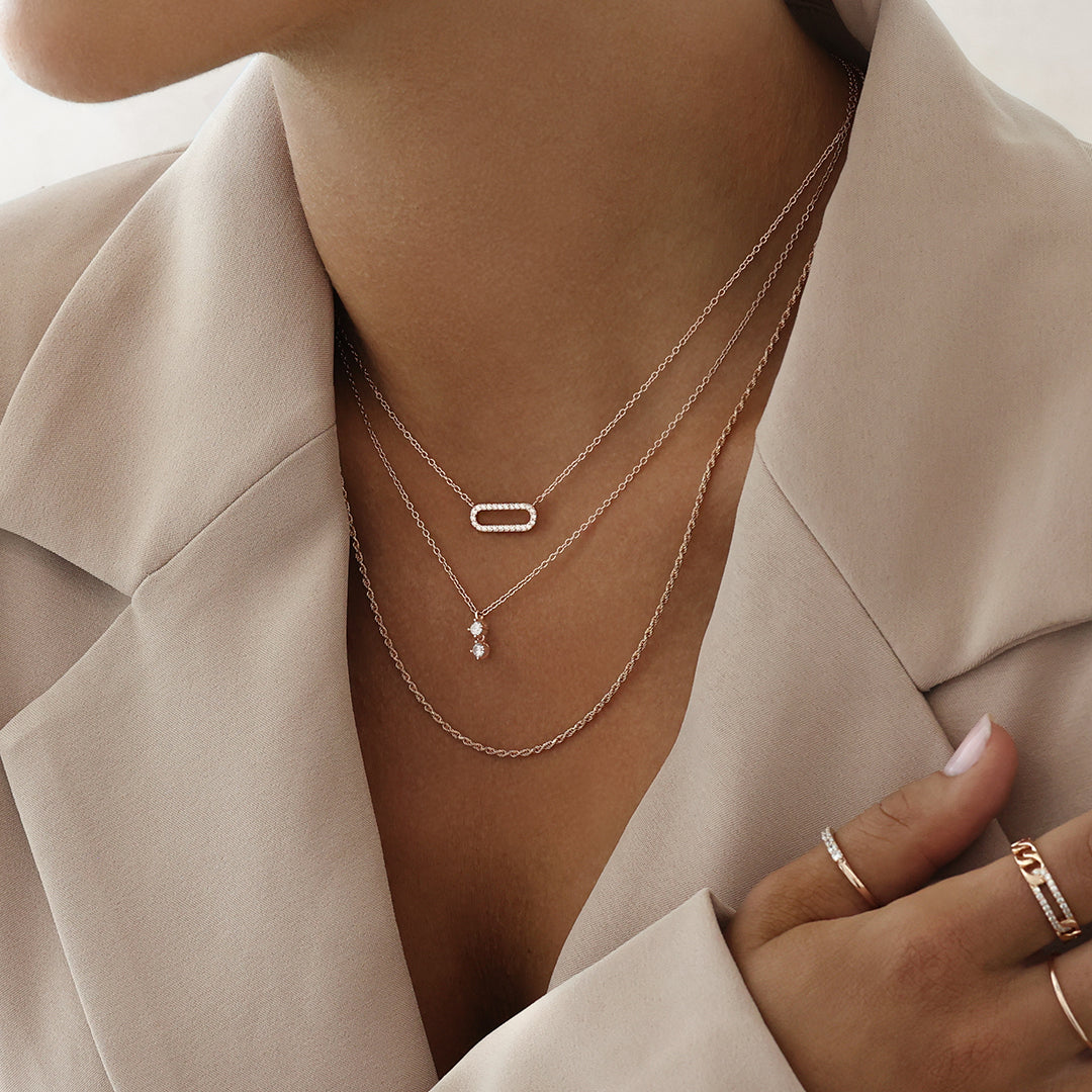 Elegant 0.2TCW Round Lab-Grown Diamond Pendant Necklace 4