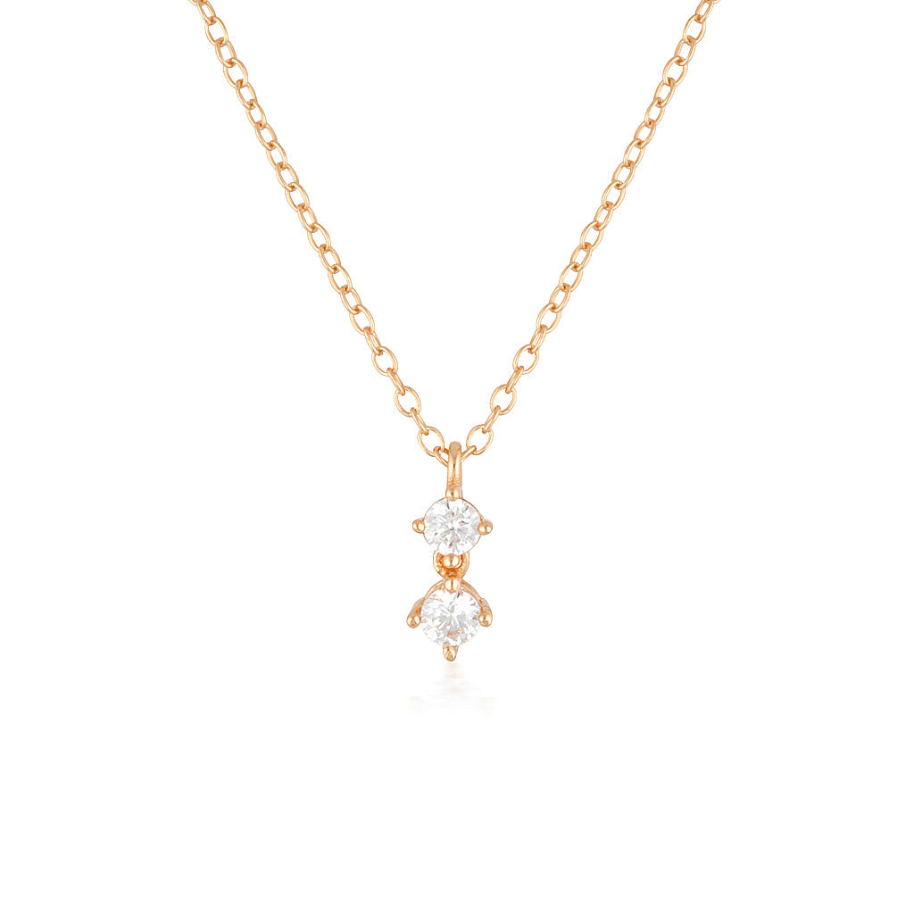 Elegant 0.2TCW Round Lab-Grown Diamond Pendant Necklace