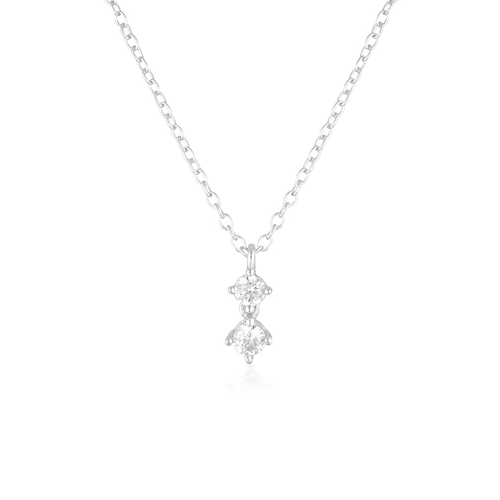 Elegant 0.2TCW Round Lab-Grown Diamond Pendant Necklace