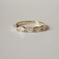 Load image into Gallery viewer, 0.50 TCW Marquise Lab Grown Diamond Wedding Band
