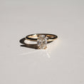 Load image into Gallery viewer, 1.0 CT Oval Lab Grown Diamond Solitaire Engagement Ring in Gold 1
