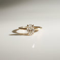 Load image into Gallery viewer, 1.0 CT Oval Lab Grown Diamond Solitaire Engagement Ring in Gold
