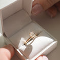 Load image into Gallery viewer, 1.0 CT Oval Lab Grown Diamond Solitaire Engagement Ring in Gold
