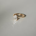 Load image into Gallery viewer, 1.50 CT Oval Lab Grown Diamond Pave Engagement Ring in Radiant Elegance
