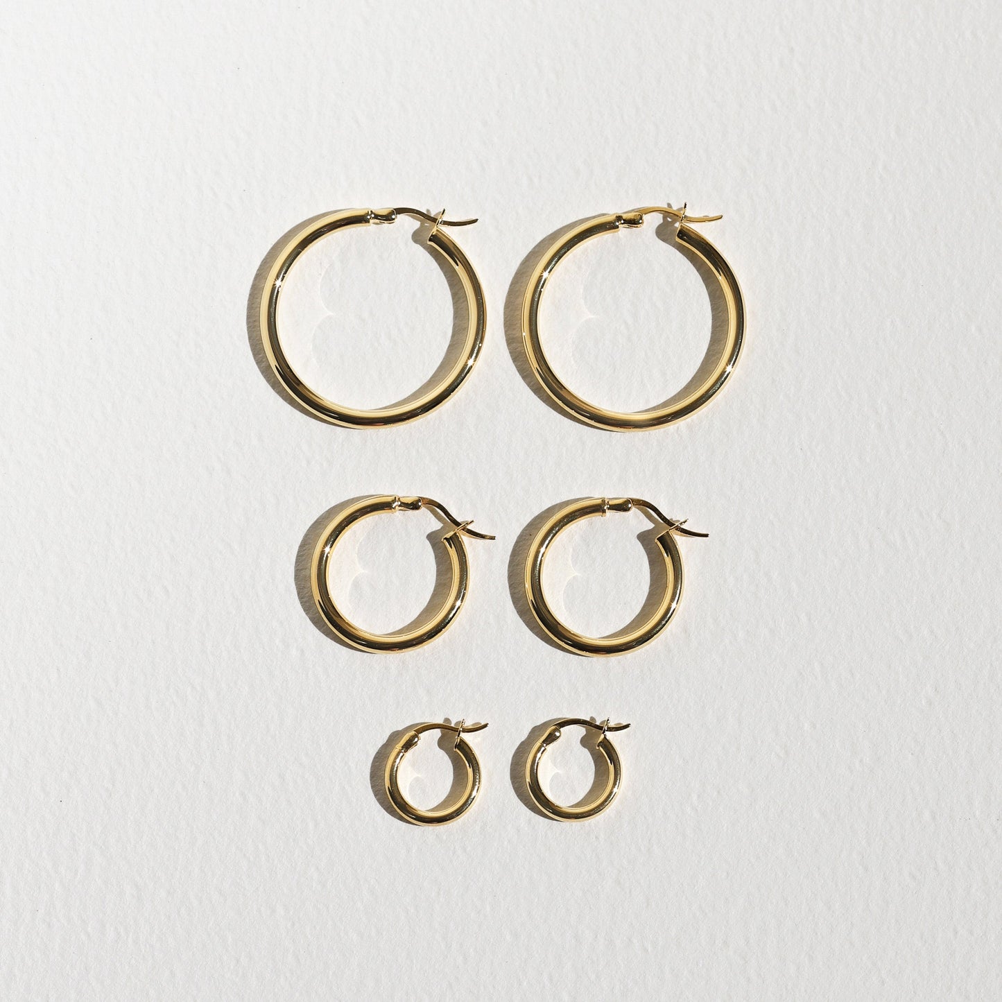 Timeless Gold Hoop Earrings 7