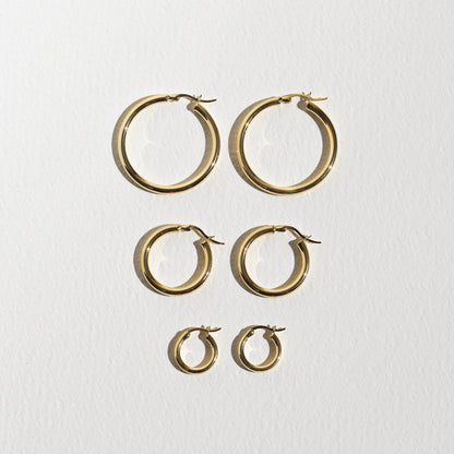Classic Large Hoop Earring 10