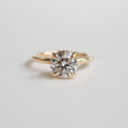 Load image into Gallery viewer, 1.54 CT Round Lab-Created Diamond Hidden Halo Solitaire Engagement Ring
