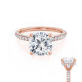 Load image into Gallery viewer, 1.20 CT Cushion Lab Grown Diamond Hidden Halo Engagement Ring
