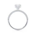 Load image into Gallery viewer, 1.0 CT Cushion Cut Lab Grown Diamond Hidden Halo Engagement Ring
