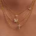 Load image into Gallery viewer, Elegant 0.3 TCW Round Lab-Grown Diamond Cross Necklace
