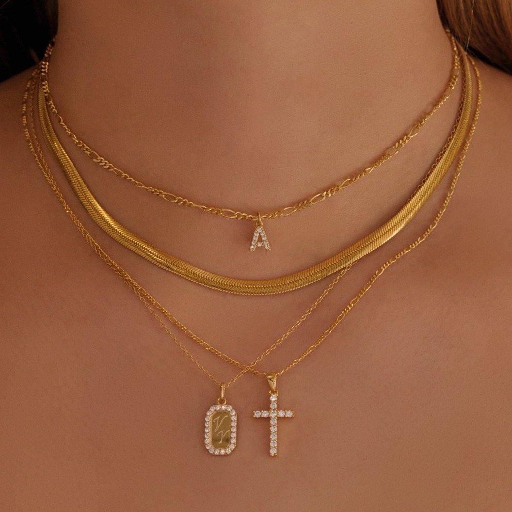 Elegant 0.3 TCW Round Lab-Grown Diamond Cross Necklace