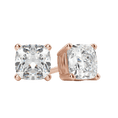 Load image into Gallery viewer, 2.0 TCW Cushion Cut Lab-Grown Diamond Stud Earrings in Gold
