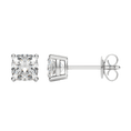 Load image into Gallery viewer, 2.0 TCW Cushion Cut Lab-Grown Diamond Stud Earrings in Gold
