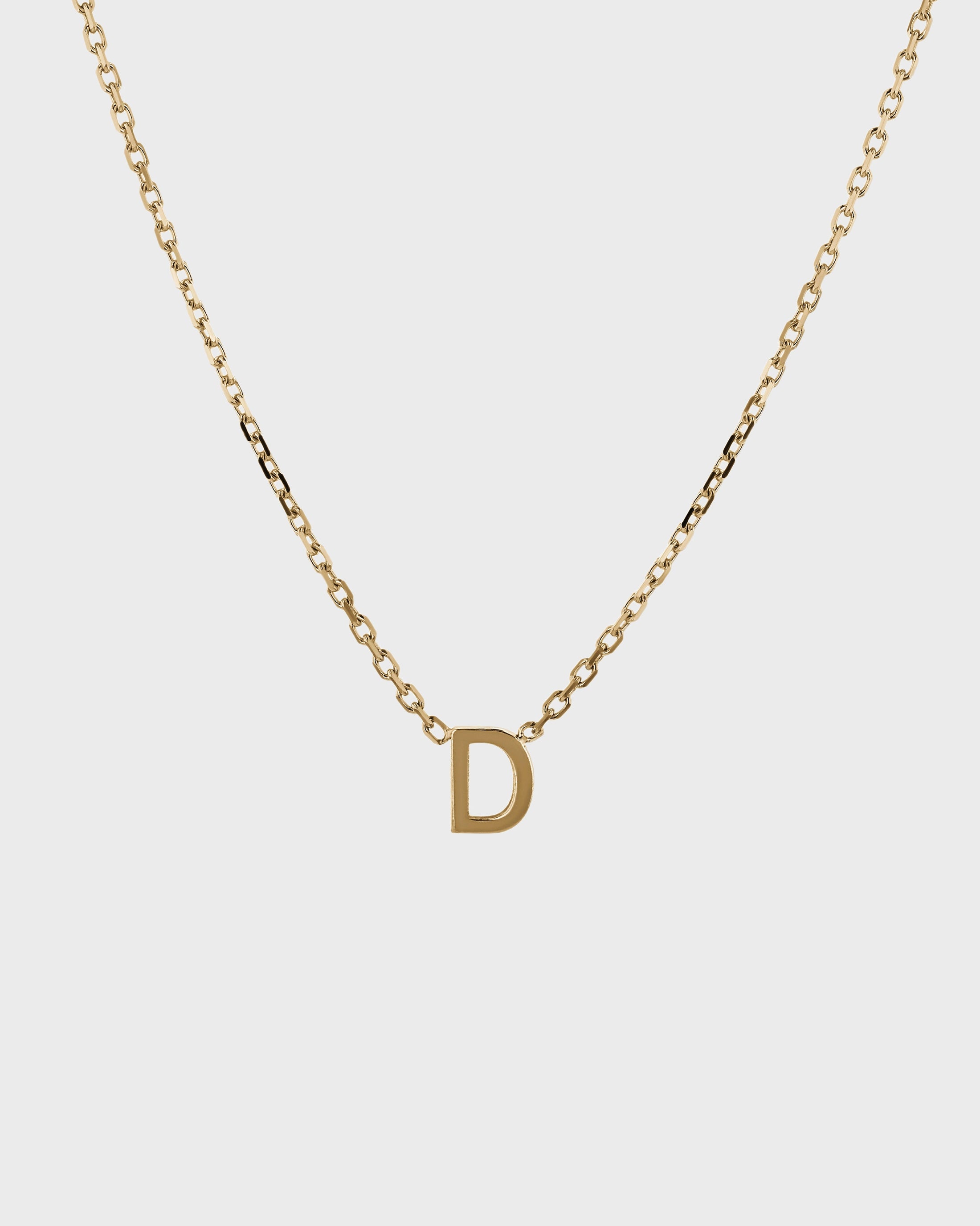 Elegant Gold Initial Choker Necklace