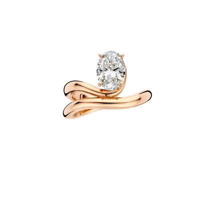 Hidden Halo-1.5 CT Round Lab Grown Diamond Engagement Ring