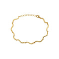 Load image into Gallery viewer, Golden Wave Elegance Chain Bracelet
