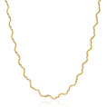 Load image into Gallery viewer, Elegant Golden Wave Necklace
