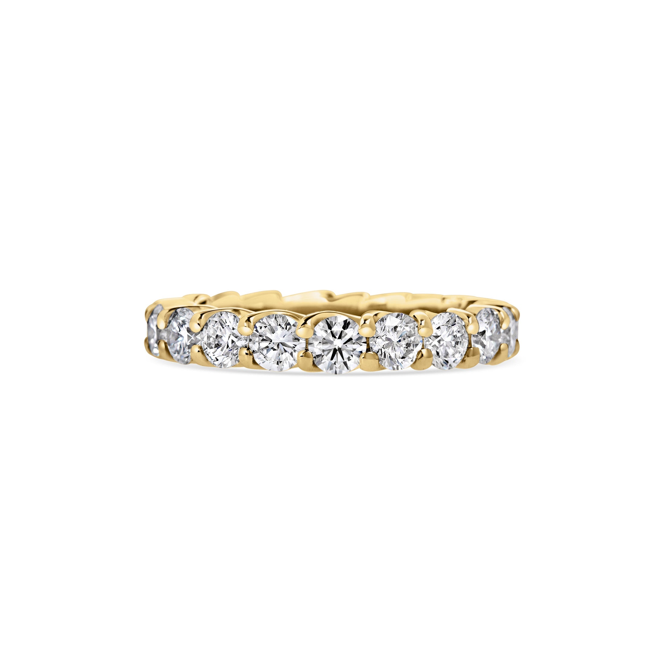 Radiant 2.85 TCW Lab-Grown Round Diamond Eternity Wedding Band 6