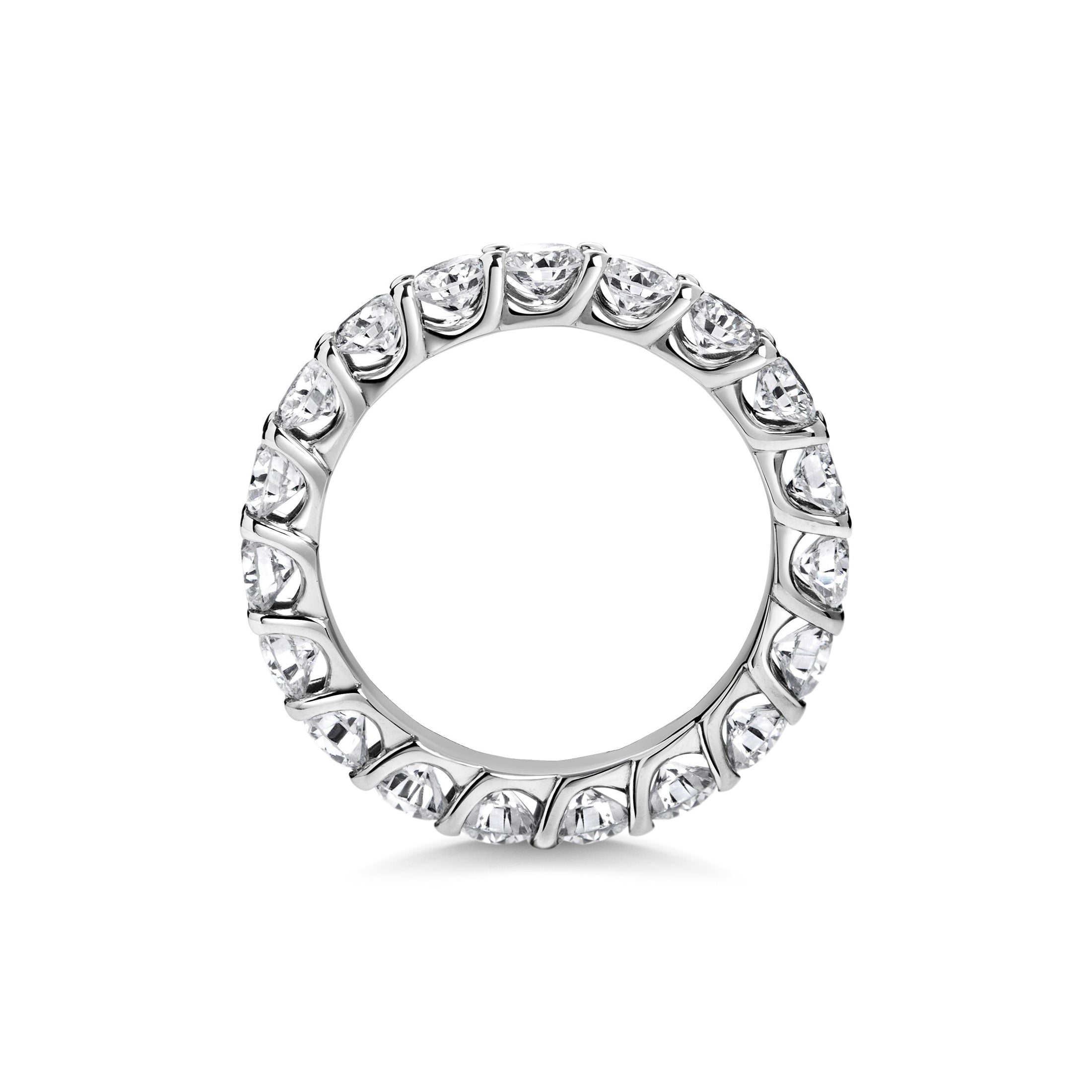 Radiant 2.85 TCW Lab-Grown Round Diamond Eternity Wedding Band 5