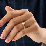 Solitaire Cathedral- 1.8 CT Cushion Lab Grown Diamond Wedding Band