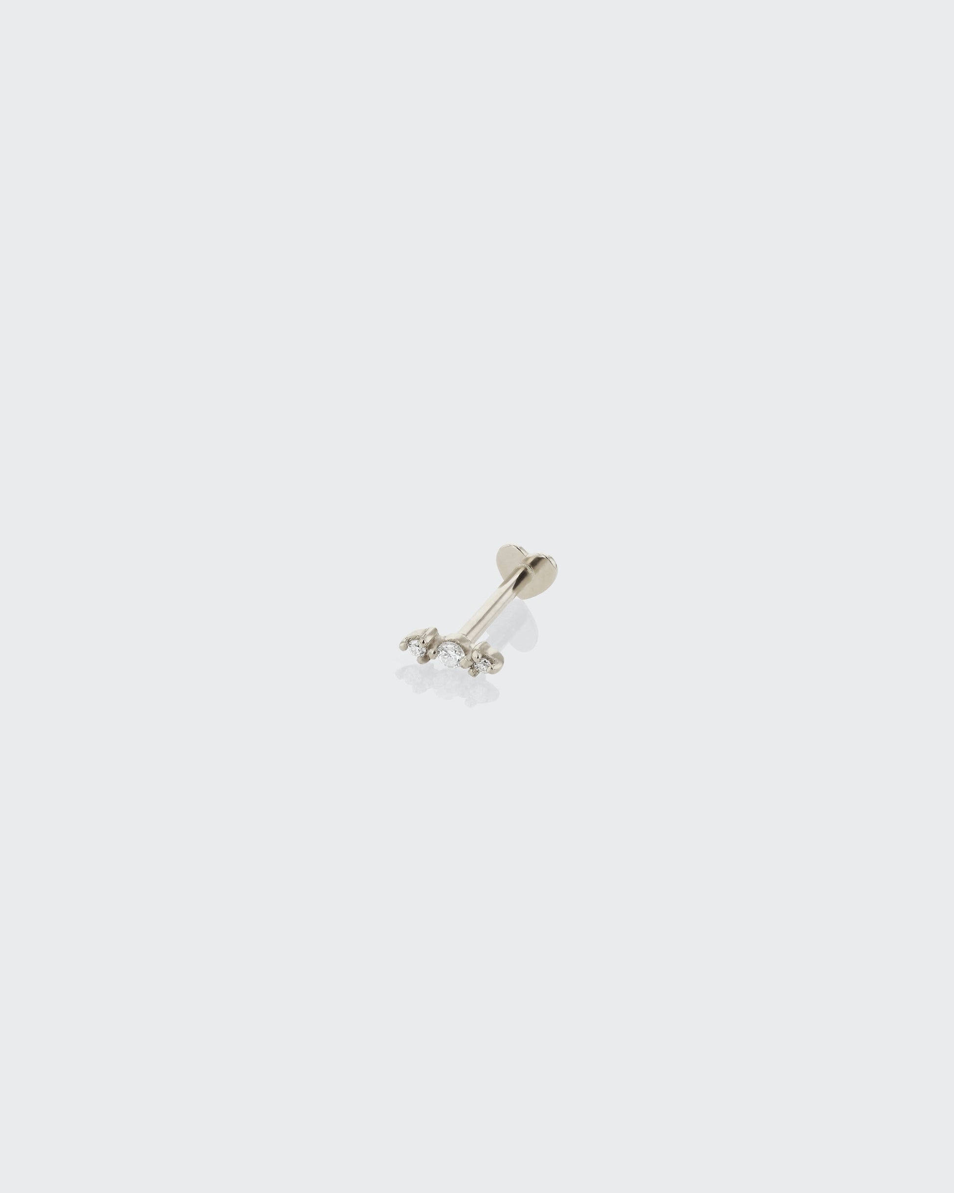Elegant 0.02 TCW Round Lab Grown Diamond Stud Earrings 1