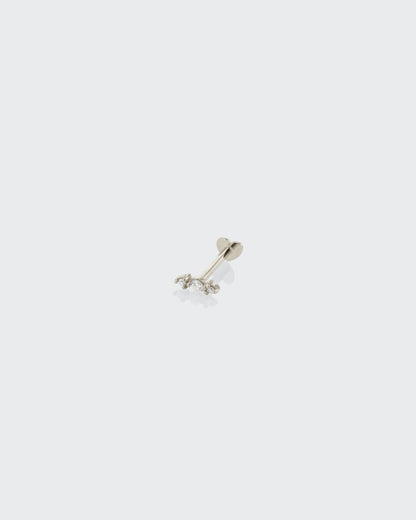 Elegant 0.02 TCW Round Lab Grown Diamond Stud Earrings 1