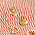 Load image into Gallery viewer, Golden Heart Duo Drop Earrings 2
