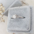 Load image into Gallery viewer, 0.50 CT Round Lab Grown Diamond Milgrain Pave Elegance Engagement Ring
