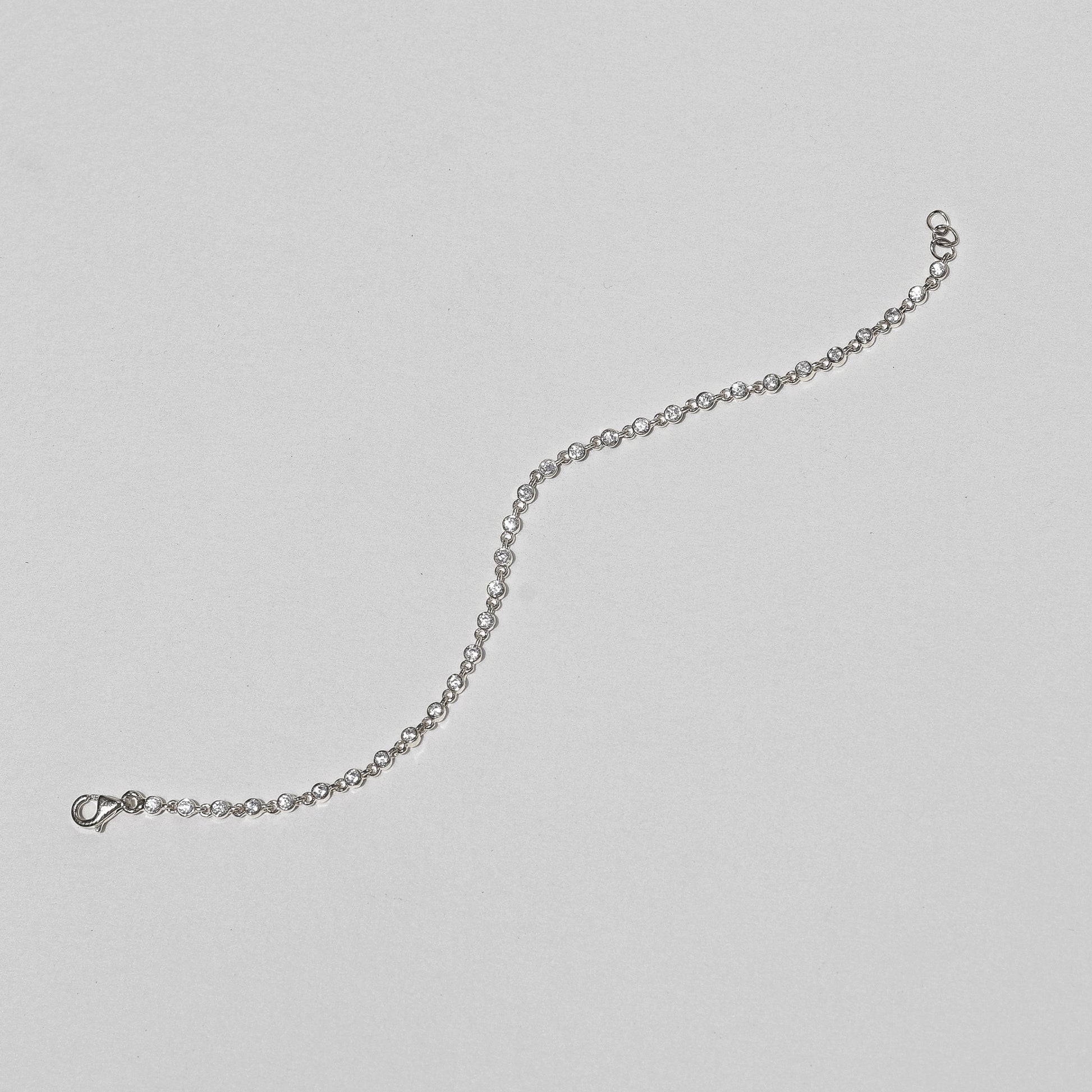 Elegant 0.90 TCW Round Cut Lab-Grown Diamond Tennis Bracelet 7