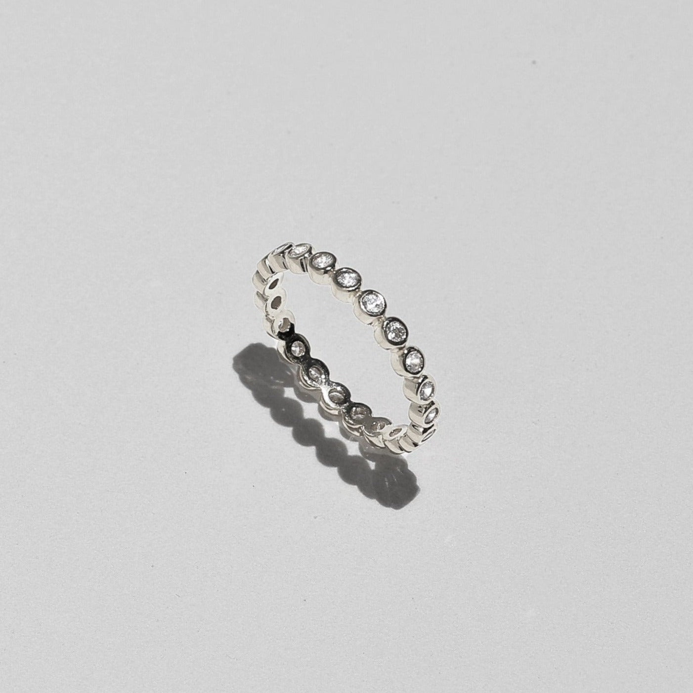 0.50 TCW Round Diamond Bubble Eternity Wedding Band 3