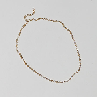 1 TCW Round Bezel Multi Stone Necklace 3