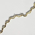 Load image into Gallery viewer, Elegant Golden Wave Necklace
