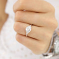 Load image into Gallery viewer, 1.0 CT Round Lab-Grown Diamond Vintage Pave Engagement Ring
