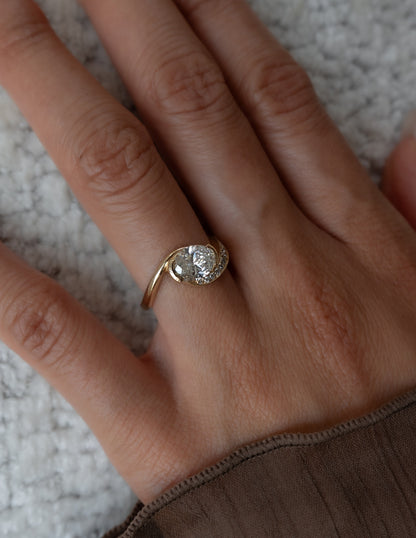 Solitaire-Oval Lab Grown Diamond Engagement Ring