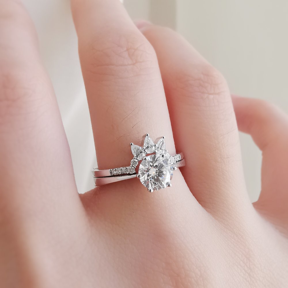 Eternal Elegance: 0.90 CT Round Lab-Grown Diamond Solitaire Engagement Ring