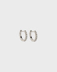 Load image into Gallery viewer, 0.1O TCW Round Lab Grown Diamond Hoops Earring
