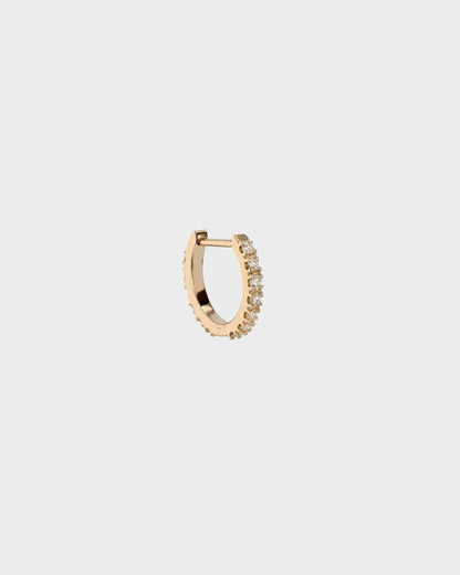 Radiant 0.10 TCW Lab Grown Diamond Round Hoops 3